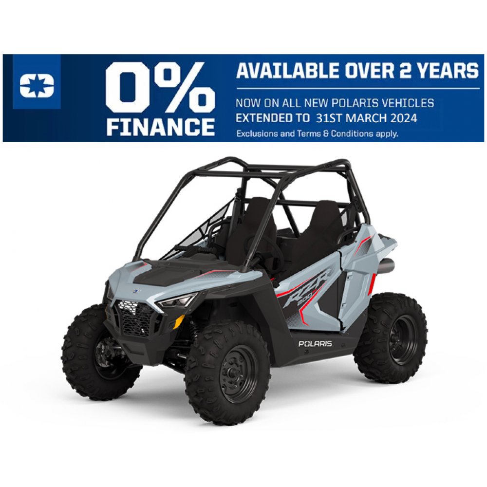 Polaris RZR 200 EFI Kids Gray SxS ATV (2 Seater)